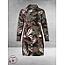 Plus Basics Blazer Long Jacket Mystic Leaves